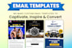 design a professional brevo email newsletter template