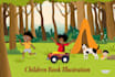 do childrens story book illustration