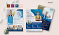 design professional, cleaning brochure postcard, and flyer