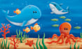 create fun and playful children book illustrations