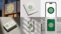design a modern minimalist logo with brand identity