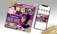 design glitter hair extension and lash extension flyer