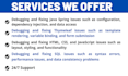 fix java, spring, thymeleaf, HTML, CSS, javascript, jquery and sql issues