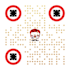 design qr code sticker card with call to action text