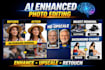 do ai background removal, image enhancement, upscale