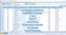 do statistical data analysis, regression, chi square, anova by using spss