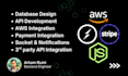 be your node js developer for mobile or web app backend apis