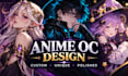 create custom anime character art with ai refined in photoshop