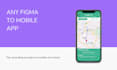 convert figma to mobile app frontend and backend