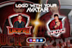 design  cool twitch, youtube gaming logo using your picture
