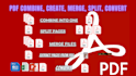 combine merge split convert extract delete pages PDF files