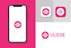 design professional clean app logo and app icon