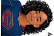 draw you into superhero vector cartoon in 24hrs
