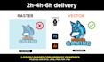 vector tracing, redraw logo, convert image to vector