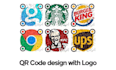 create a unique custom qr code design with logo