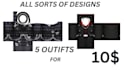 design stylish custom roblox clothing