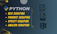 do python web scraping, python website scraping, python data scraping