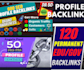 build dofollow profile backlinks high  moz da50 plus SEO