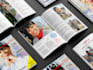 design professional digital magazine, newsletter, brochure