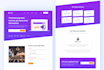 design figma website ui ux and landing page UI