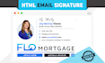 design  HTML email signature for gmail, outlook etc