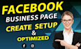 create, setup and design professional facebook business page