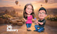 draw cartoon caricature couple from your photo