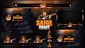 design animated custom twitch overlays,facecam and full stream