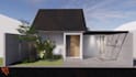 create exterior of house with realistic render