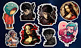 create high quality stickers for your redbubble, merch