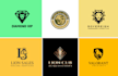 create 2 lion logo, pet, dog, wolf, bear, fox, eagle, cat, tiger, animal design