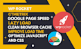 increase speed optimization, google pagespeed and gtmetrix with wp rocket