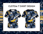 do custom and trendy typography t shirt design