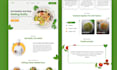 design creative figma landing pages, website UX UI