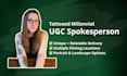 be your tattooed female ugc video spokesperson