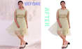 do background removal and clothing crease, wrinkle remove