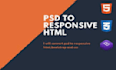 convert PSD, figma, and xd to HTML, CSS, scss, tailwindcss, javascript