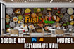 design professional doodle walls, murals, wallpaper