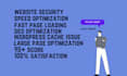 do speed optimization and website security