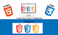make you a website using HTML, CSS, js and bootstrap5