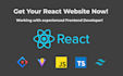 build responsive react website with tailwind CSS
