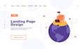 build an amazing landing page design and code