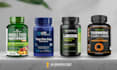 design a supplement label, product label