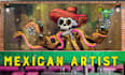 draw designs in my style, professional art, original  mexican artist