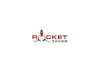 design acknowledged and trusted rocket taco logo