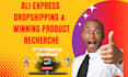 setup shopify dropshipping store and winning product research and dropshipping