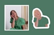 draw personal digital stickers, portrait, illustration