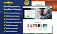 design responsive webflow website, webflow redesign, webflow landing page
