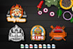 make a fast food truck, bakery, cafe, pizza, burger, bbq, restaurant logo