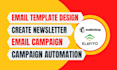 do email campaign, email template, newsletter and mailchimp automation